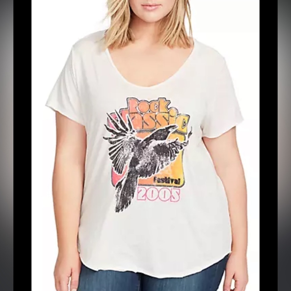 William Rast Martin Keyhole Graphic Band Tee